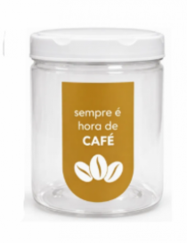 POTE CAFE TAMPA BRANCA COM ROSCA 1 L - Distribuidora 12 de Outubro