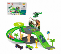 PISTA COM ESTACIONAMENTO E CARRO RUN DINO - Distribuidora 12 de Outubro