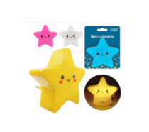 MINI LUMINARIA ESTRELA DE TOMADA PLASTICO - Distribuidora 12 de Outubro