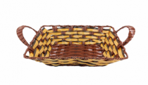 CESTO TRAMADO BEATRIZ 29X23CM RETANGULAR PLAS - Distribuidora 12 de Outubro