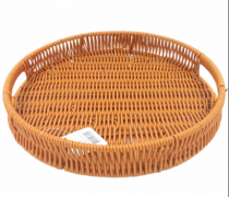 BANDEJA TRAMADA ANA 30X4,5CM REDONDA SORTIDO - Distribuidora 12 de Outubro