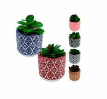 VASO COL. JARDIM ENCANTADO 8X8CM SORTIDO CIME - Distribuidora 12 de Outubro