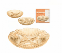 PETISQUEIRA DE VIDRO 18,5X3,8CM AMBAR SORTIDO - Distribuidora 12 de Outubro