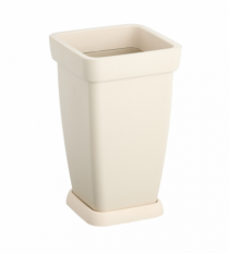 VASO COLUNA C/PRATO FLORATTA P 14,0 L AREIA - Distribuidora 12 de Outubro