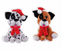 CACHORRO PELUCIA DECORATIVA SORTIDO 19CM - Distribuidora 12 de Outubro