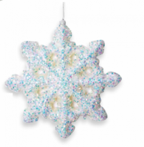 SNOWFLAKE ENF FRUTA COR ISO PT 1PC 19CM - Distribuidora 12 de Outubro