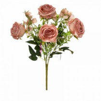 BUQUE DE ROSA E HORTENSIA CAFE - Distribuidora 12 de Outubro