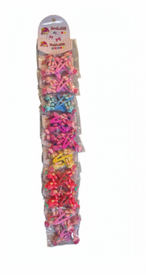 ACESSORIO DE CABELO CARTELA C/ 10 PCS - Distribuidora 12 de Outubro