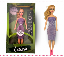 BONECA STYLE FASHION LUIZA - Distribuidora 12 de Outubro