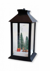 LANTERNA CENARIO 1L BRQ 3 AAA 14 X 14 X 28CM - Distribuidora 12 de Outubro