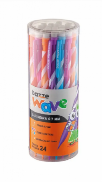 LAPISEIRA BAZZE WAVE 0.7 PT 24UN - Distribuidora 12 de Outubro