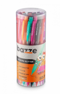 LAPISEIRA BAZZE GLITTER 0.7 PT 24UN - Distribuidora 12 de Outubro