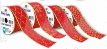 FITA GLITTER RED SORT 1PC 6,35 X 915CM - Distribuidora 12 de Outubro