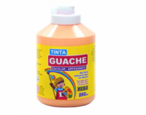 TINTA GUACHE ESCOLAR HERO 250ML BEGE - Distribuidora 12 de Outubro
