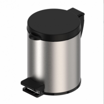 LIXEIRA INOX C/ PEDAL 3L - Distribuidora 12 de Outubro
