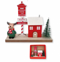 CENARIO XMAS RENA MAD 1PC 16 X 5,3 X 14CM - Distribuidora 12 de Outubro