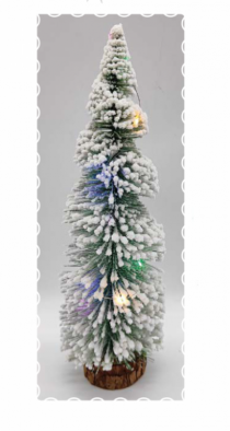 MINI ARVORE PINHEIRO NEV 10L BRQ 9X30CM - Distribuidora 12 de Outubro