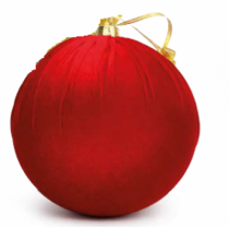 BOLA STOLF PREMIUM VERMELHO ISO 1PC 12CM - Distribuidora 12 de Outubro