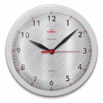 RELOGIO REDONDO OMEGA BRANCO MODERNO 24X4CM - Distribuidora 12 de Outubro