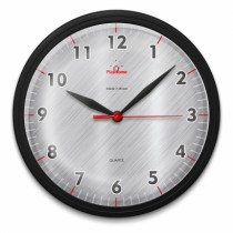 RELOGIO REDONDO OMEGA PRETO MODERNO 24X4CM - Distribuidora 12 de Outubro