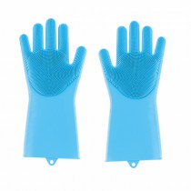 LUVA DE SILICONE P LIMPEZA EM GERAL 33X14CM - Distribuidora 12 de Outubro