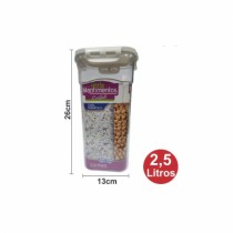 HERMETIC WARE PORTA MANTIMENTOS CRISTAL 2,5 L - Distribuidora 12 de Outubro