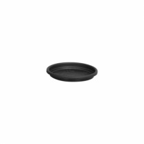 PRATO DE VASO REDONDO 28 CM PRETO . - Distribuidora 12 de Outubro
