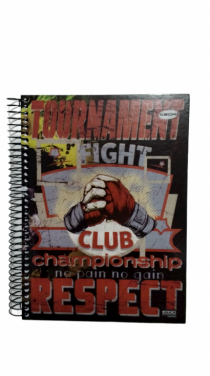 CADERNO UNIV 10 M CD 200 FLS K BOM MASC SD - Distribuidora 12 de Outubro