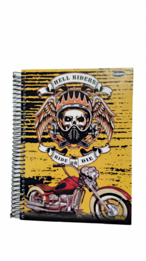 CADERNO UNIV 10 M CD 200 FLS K BOM MASC SD - Distribuidora 12 de Outubro