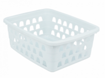 CESTO MULTIUSO PEQUENO BRANCO - Distribuidora 12 de Outubro