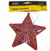 ENFEITE ESTRELA VAZADA - Distribuidora 12 de Outubro