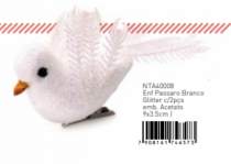 ENF PASSARO BRANCO GLITTER - Distribuidora 12 de Outubro