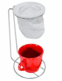 MINI COADOR DE CAFÉ C CANECA 90ML 9,5X17X8CM - Distribuidora 12 de Outubro