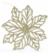 ENFEITE DE ARVORE FLOR STELLA  VAZADA 26CM - Distribuidora 12 de Outubro