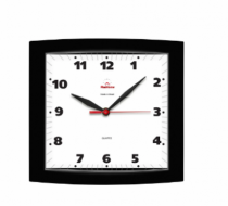 RELOGIO ALPHA PRETO CLASSICO 27X25X5CM - Distribuidora 12 de Outubro