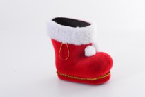 ENFEITE BOTA DE PAPAI NOEL - Distribuidora 12 de Outubro