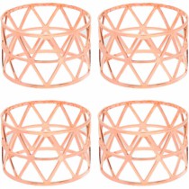ARGOLA  P/ GUARDANAPO C/ 4 PCS - Distribuidora 12 de Outubro