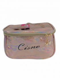 NECESSAIRE FEMININA BRILHO GLITTER 14X21,5X11 - Distribuidora 12 de Outubro