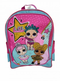 MOCHILA ESCOLAR INFANTIL FEMININA LOL SORTIDA - Distribuidora 12 de Outubro