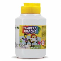 TEMPERA GUACHE 250 ML BRANCO ACRILEX - Distribuidora 12 de Outubro