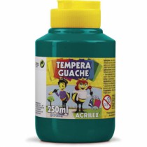 TEMPERA GUACHE 250 ML VERDE ACRILEX - Distribuidora 12 de Outubro