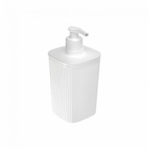 PORTA SABONETE LQ CLASSIC FRISOS BRANCO 420ML - Distribuidora 12 de Outubro