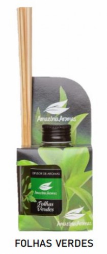 DIFUSOR AMAZONIA AROMAS 270ML FOLHAS VERDES - Distribuidora 12 de Outubro