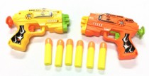 PISTOLA DE PLASTICO LANCA PROJETEIS C/ 2 PCS - Distribuidora 12 de Outubro