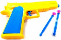 PISTOLA DE PLASTICO LANCA PROJETEIS C/ ACESSO - Distribuidora 12 de Outubro