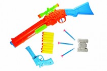 PISTOLA DE PLASTICO LANCA PROJETEIS C/ ACESSO - Distribuidora 12 de Outubro